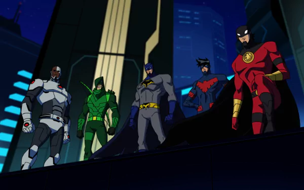 Nightwing Cyborg (DC Comics) DC Comics Green Arrow Batman movie Batman Unlimited: Monster Mayhem HD Desktop Wallpaper | Background Image