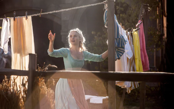 Lily James movie Cinderella (2015) HD Desktop Wallpaper | Background Image