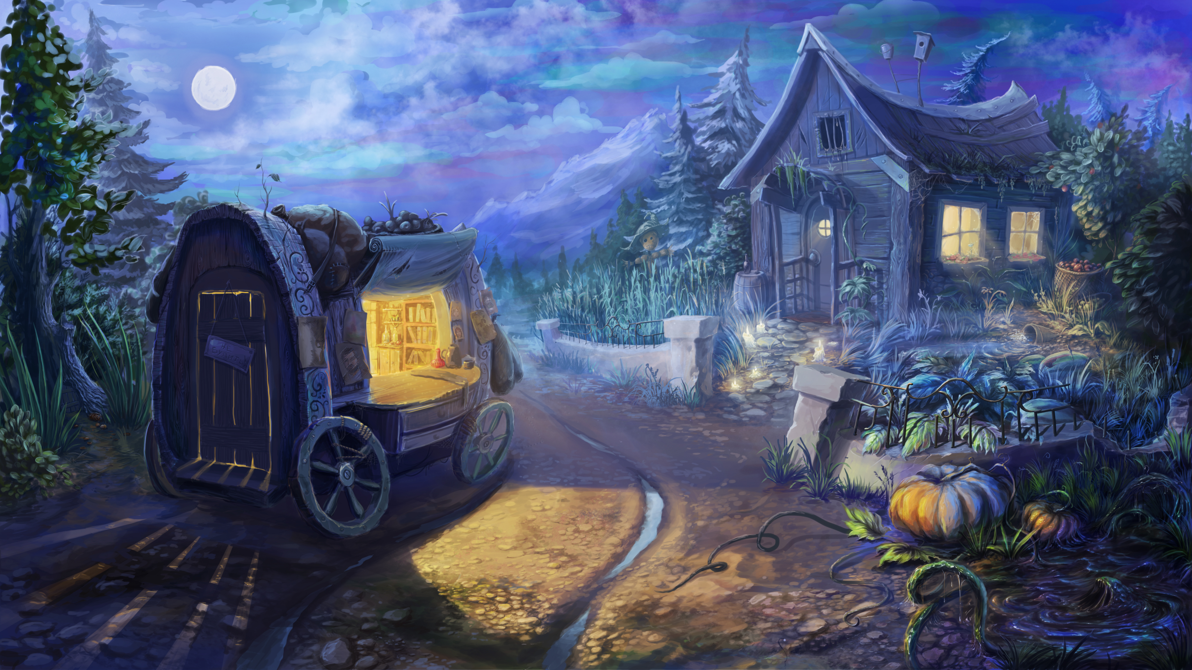 Fantasy Fairy Tale HD Wallpaper | Background Image