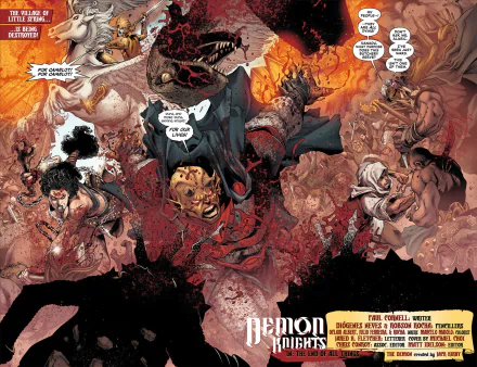 Comic Demon Knights HD Desktop Wallpaper | Background Image