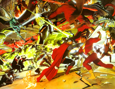 Superman Alex ross Comic Kingdom Come HD Desktop Wallpaper | Background Image