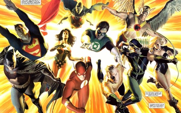 Comics DC Comics Martian Manhunter Batman Wonder Woman Flash Aquaman Green Arrow Black Canary Hawkman Green Lantern Dinah Lance Hal Jordan HD Wallpaper | Background Image