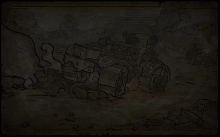 video game Badland Bandits HD Desktop Wallpaper | Background Image