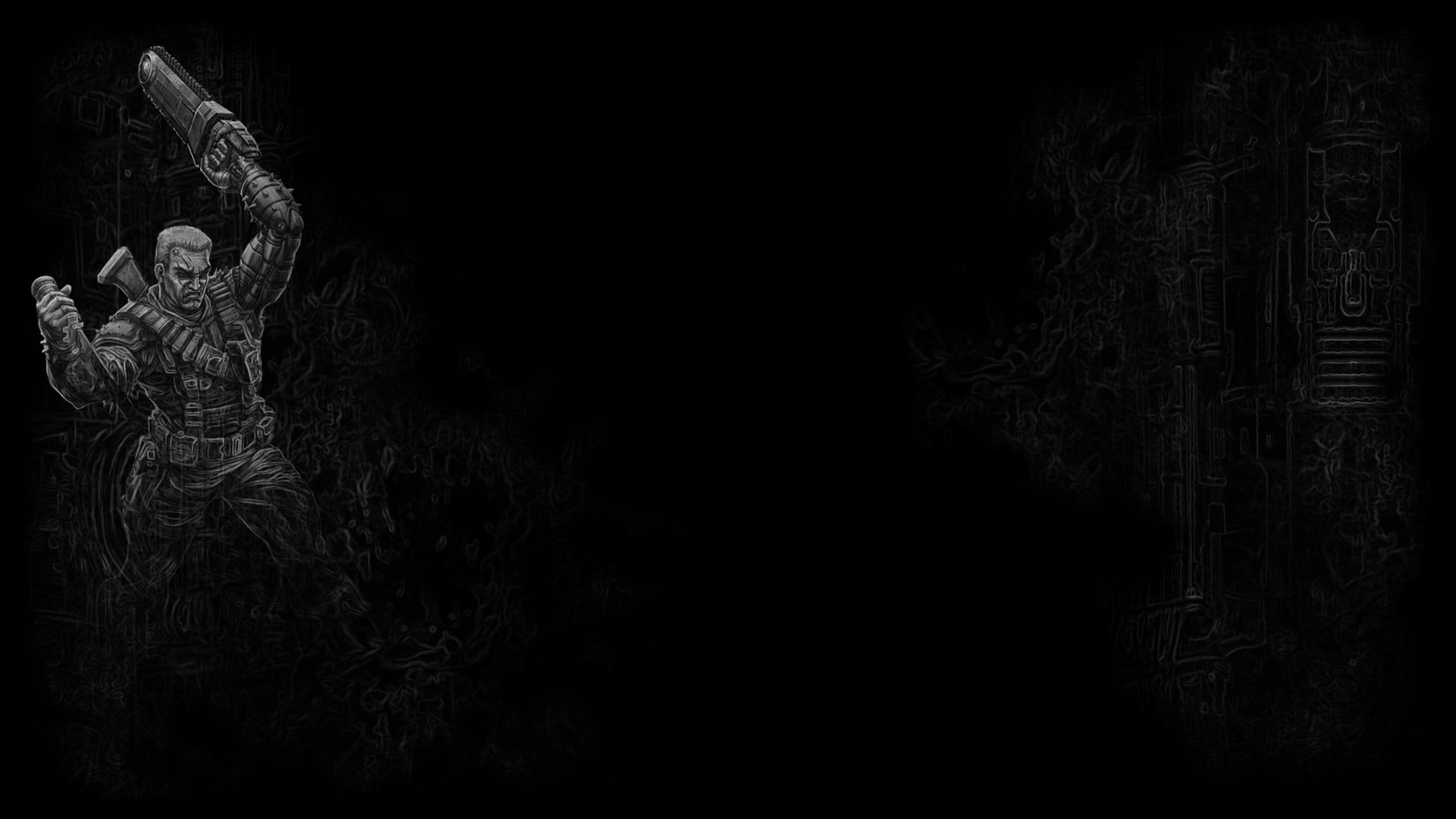 Download Video Game Chainsaw Warrior HD Wallpaper