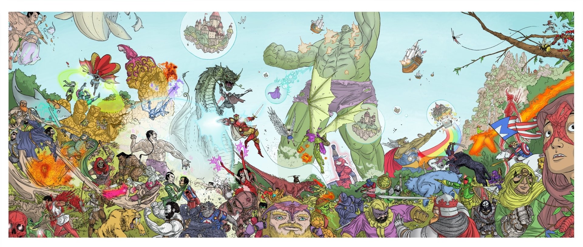 Download Namor The Sub-Mariner Sub-Mariner Rogue (Marvel Comics) Thor Beta Ray Bill Green Goblin Fantasy Comic Marvel Comics Wallpaper