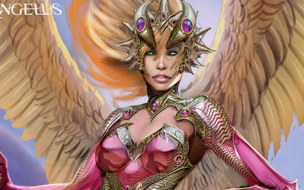 Comic the angelus HD Desktop Wallpaper | Background Image