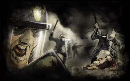 video game Fallen: A2P Protocol HD Desktop Wallpaper | Background Image
