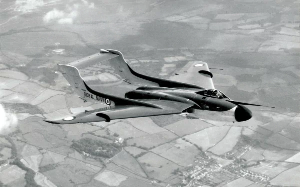 military de Havilland Sea Vixen aircraft HD Desktop Wallpaper | Background Image