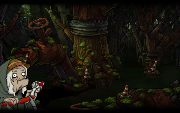 video game Goodbye Deponia HD Desktop Wallpaper | Background Image