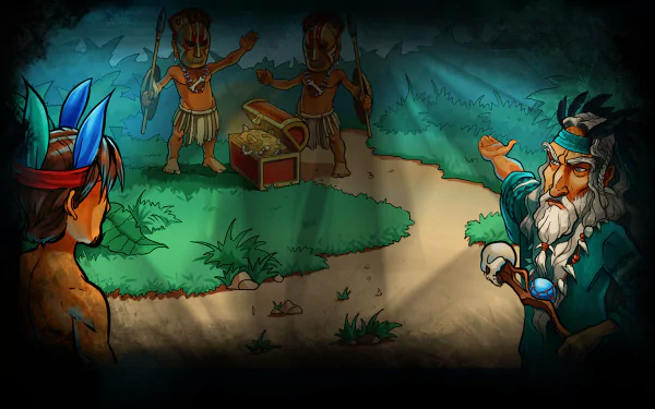 video game MOAI 2: Path to Another World HD Desktop Wallpaper | Background Image