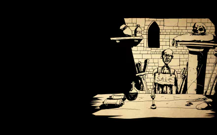 video game Paper Sorcerer HD Desktop Wallpaper | Background Image