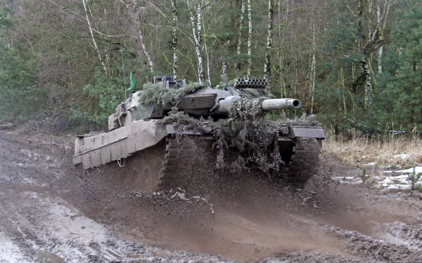 military Leopard 2 HD Desktop Wallpaper | Background Image