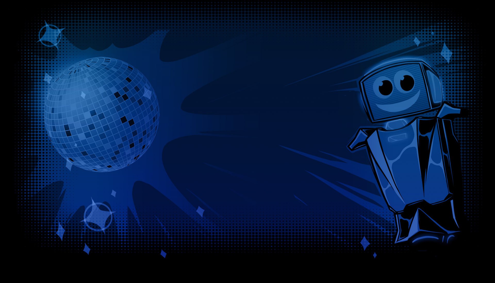 Download Video Game Robot Roller-Derby Disco Dodgeball HD Wallpaper