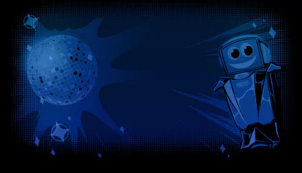 video game Robot Roller-Derby Disco Dodgeball HD Desktop Wallpaper | Background Image