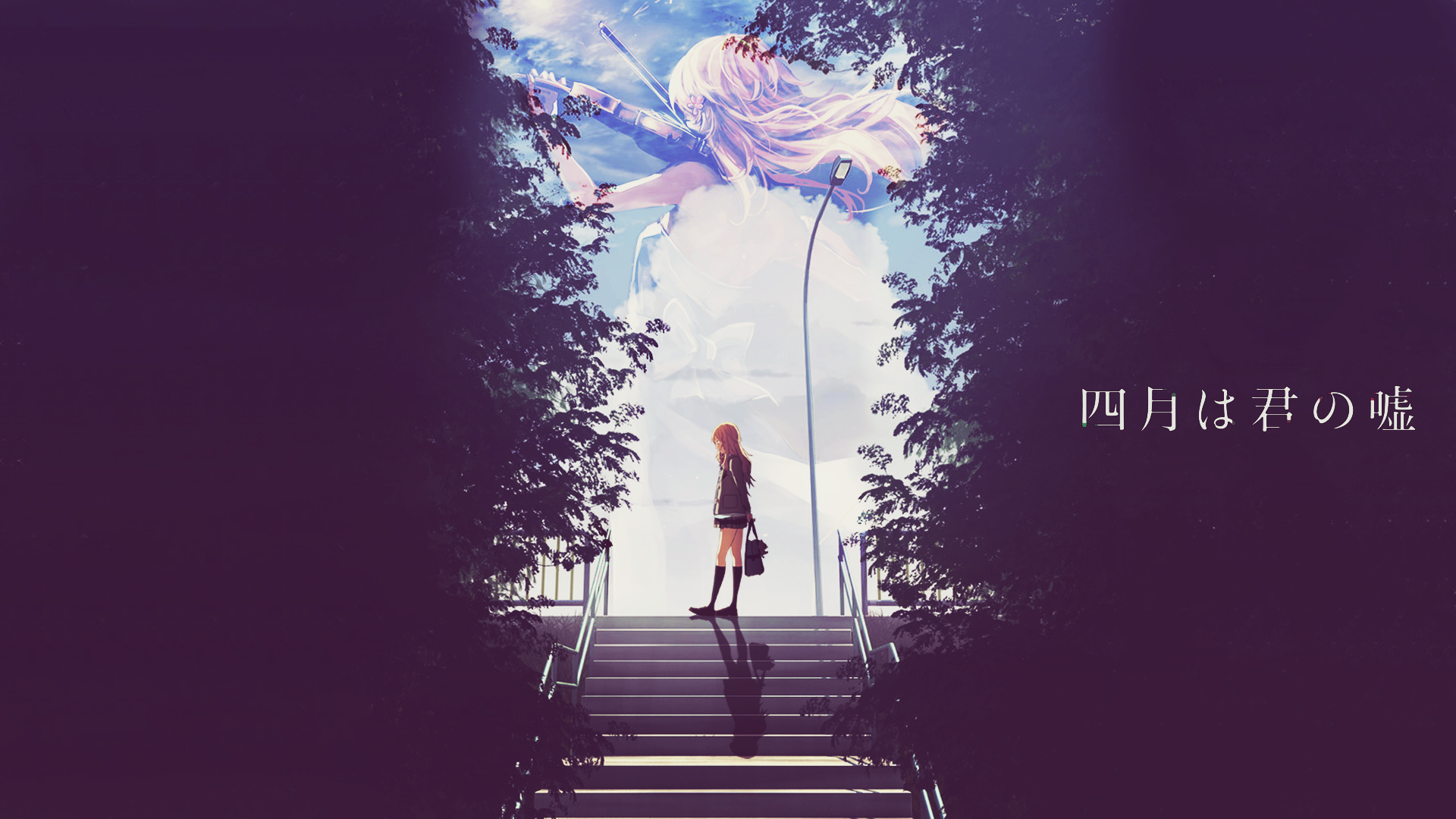 Anime Your Lie in April HD Wallpaper by DinocoZero