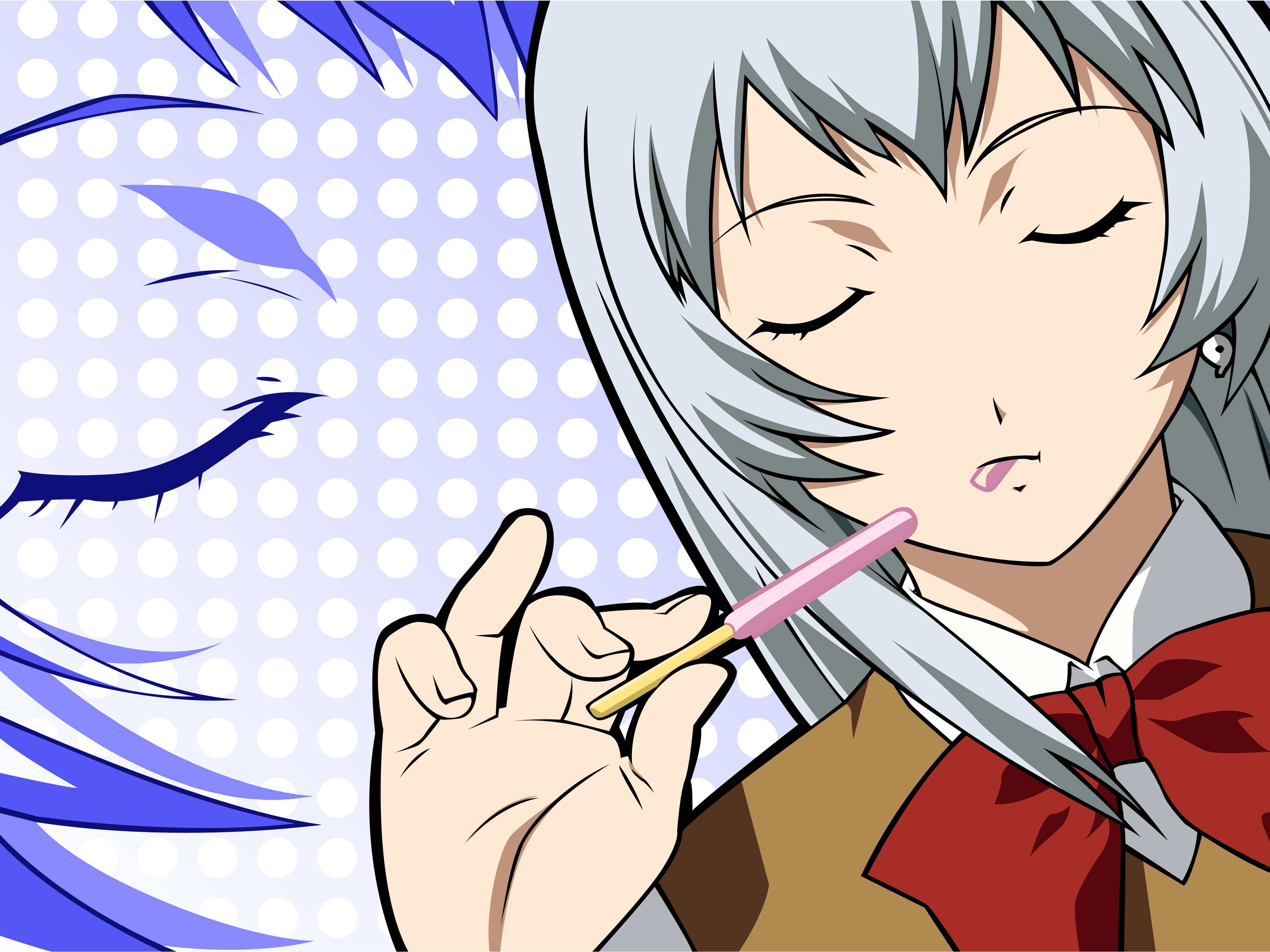 Anime Ikki Tousen HD Wallpaper Background Image.