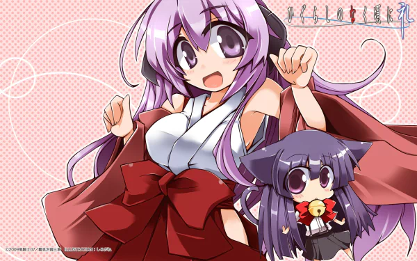 Furude Hanyū Anime Higurashi When They Cry HD Desktop Wallpaper | Background Image