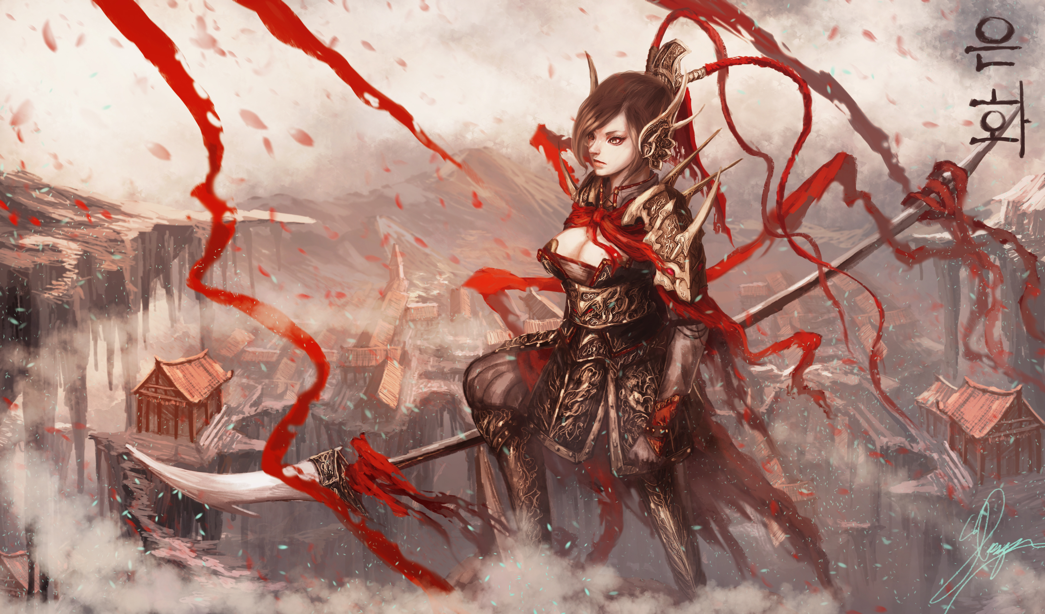 Fantasy Women Warrior HD Wallpaper by Reign Tran