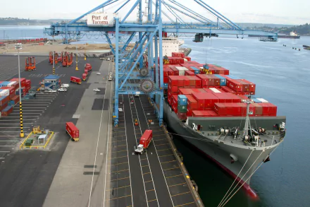 man made Container terminal HD Desktop Wallpaper | Background Image