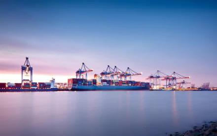 man made Container terminal HD Desktop Wallpaper | Background Image