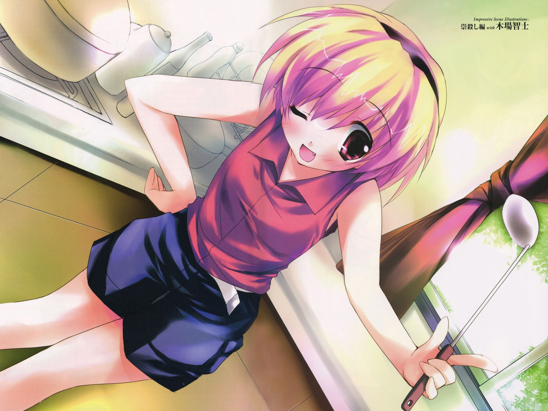 Download Hōjō Satoko Anime Higurashi When They Cry 4k Ultra HD Wallpaper