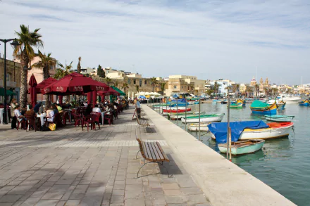 man made Marsaxlokk HD Desktop Wallpaper | Background Image