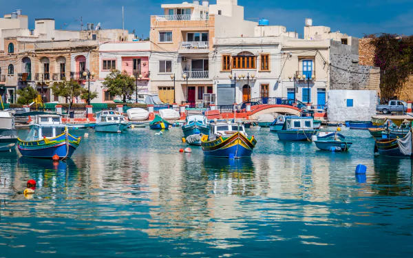 man made Marsaxlokk HD Desktop Wallpaper | Background Image