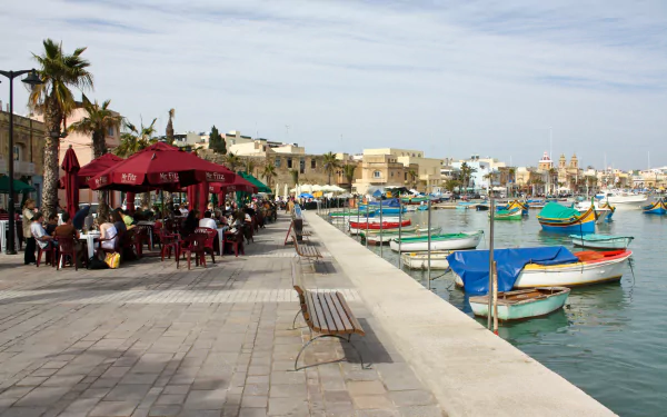 man made Marsaxlokk HD Desktop Wallpaper | Background Image