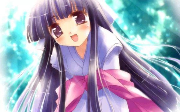 Furude Rika Anime Higurashi When They Cry HD Desktop Wallpaper | Background Image