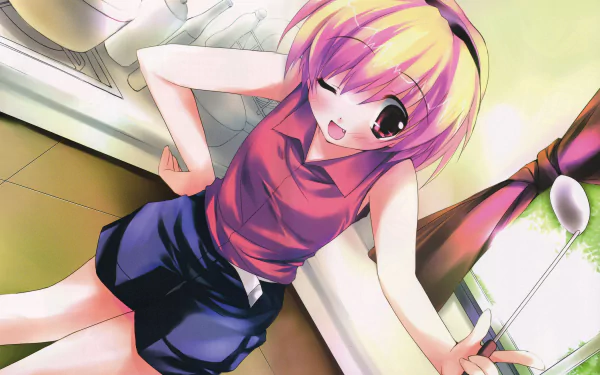 Hōjō Satoko Anime Higurashi When They Cry HD Desktop Wallpaper | Background Image