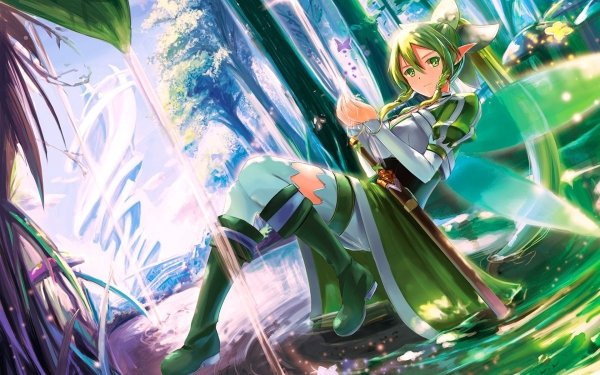 Anime Sword Art Online Suguha Kirigaya HD Wallpaper | Hintergrund