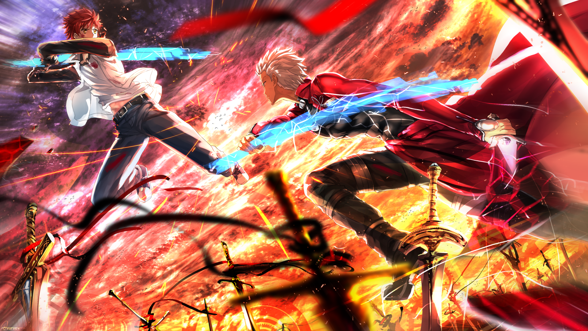 190 Fate Stay Night Unlimited Blade Works Hd Wallpapers And Backgrounds