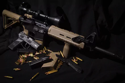 man made Colt AR-15 HD Desktop Wallpaper | Background Image