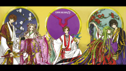 Jiang Lihua Suzaku Kururugi Rolo Lamperouge Lelouch Lamperouge C.C. (Code Geass) Anime Code Geass HD Desktop Wallpaper | Background Image
