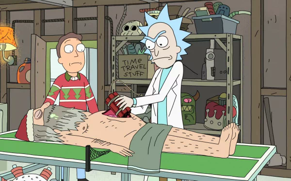 Ruben Ridley Jerry Smith Rick Sanchez TV Show Rick and Morty HD Desktop Wallpaper | Background Image