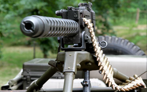 man made M1919 Browning machine gun HD Desktop Wallpaper | Background Image