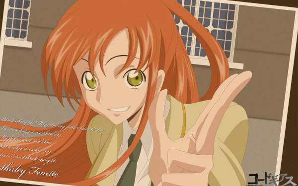 Shirley Fenette Anime Code Geass HD Desktop Wallpaper | Background Image