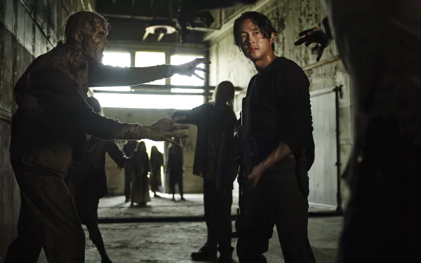 Steven Yeun zombie Glenn Rhee TV Show The Walking Dead HD Desktop Wallpaper | Background Image