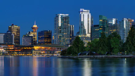 night man made Vancouver HD Desktop Wallpaper | Background Image