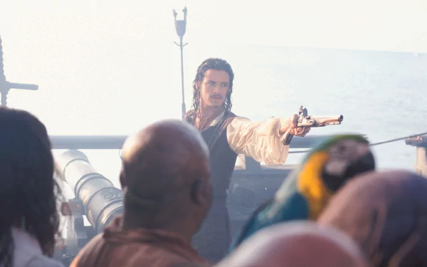 Will Turner Orlando Bloom movie Pirates Of The Caribbean: The Curse Of The Black Pearl HD Desktop Wallpaper | Background Image