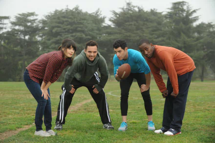 Winston Bishop Lamorne Morris Schmidt (New Girl) Max Greenfield Nick Miller Jake Johnson Jessica Day Zooey Deschanel TV Show New Girl HD Desktop Wallpaper | Background Image