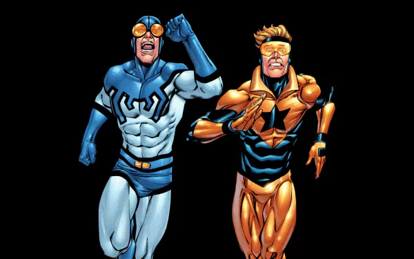 Ted Kord DC Comics Blue Beetle (DC Comics) Booster Gold Comic justice league 3000 HD Desktop Wallpaper | Background Image