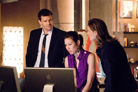 Angela Montenegro Michaela Conlin Emily Deschanel Temperance Brennan Seeley Booth David Boreanaz TV Show bones HD Desktop Wallpaper | Background Image