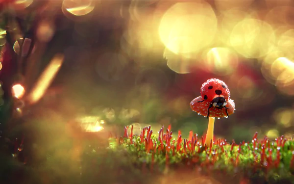 Animal ladybug HD Desktop Wallpaper | Background Image