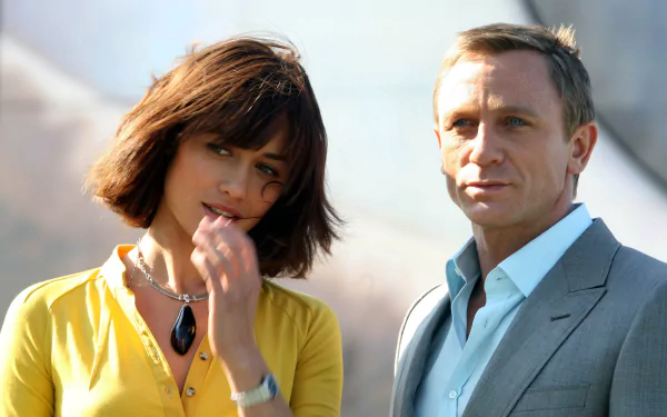 James Bond Camille Montes Daniel Craig Olga Kurylenko movie Quantum Of Solace HD Desktop Wallpaper | Background Image