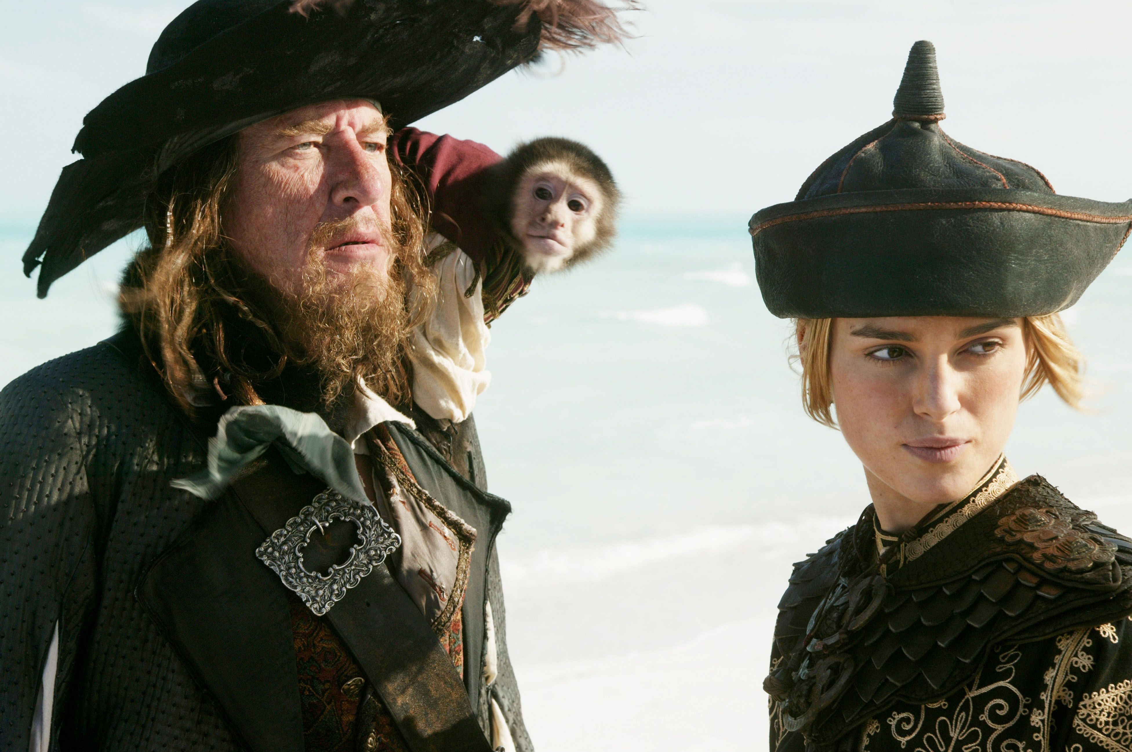 Download Elizabeth Swann Keira Knightley Hector Barbossa Geoffrey Rush Movie Pirates Of The 8010