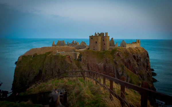 man made dunnottar castle HD Desktop Wallpaper | Background Image