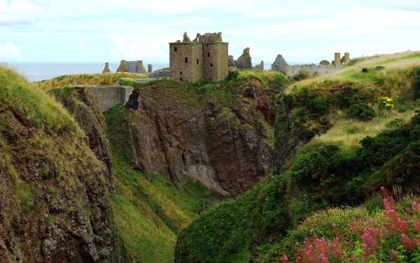 man made dunnottar castle HD Desktop Wallpaper | Background Image