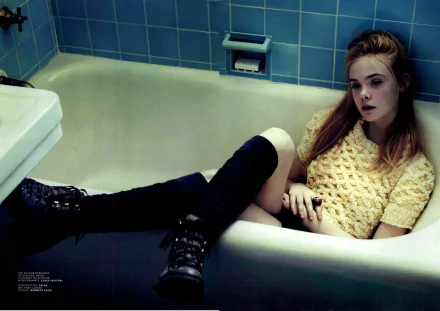 Celebrity Elle Fanning HD Desktop Wallpaper | Background Image