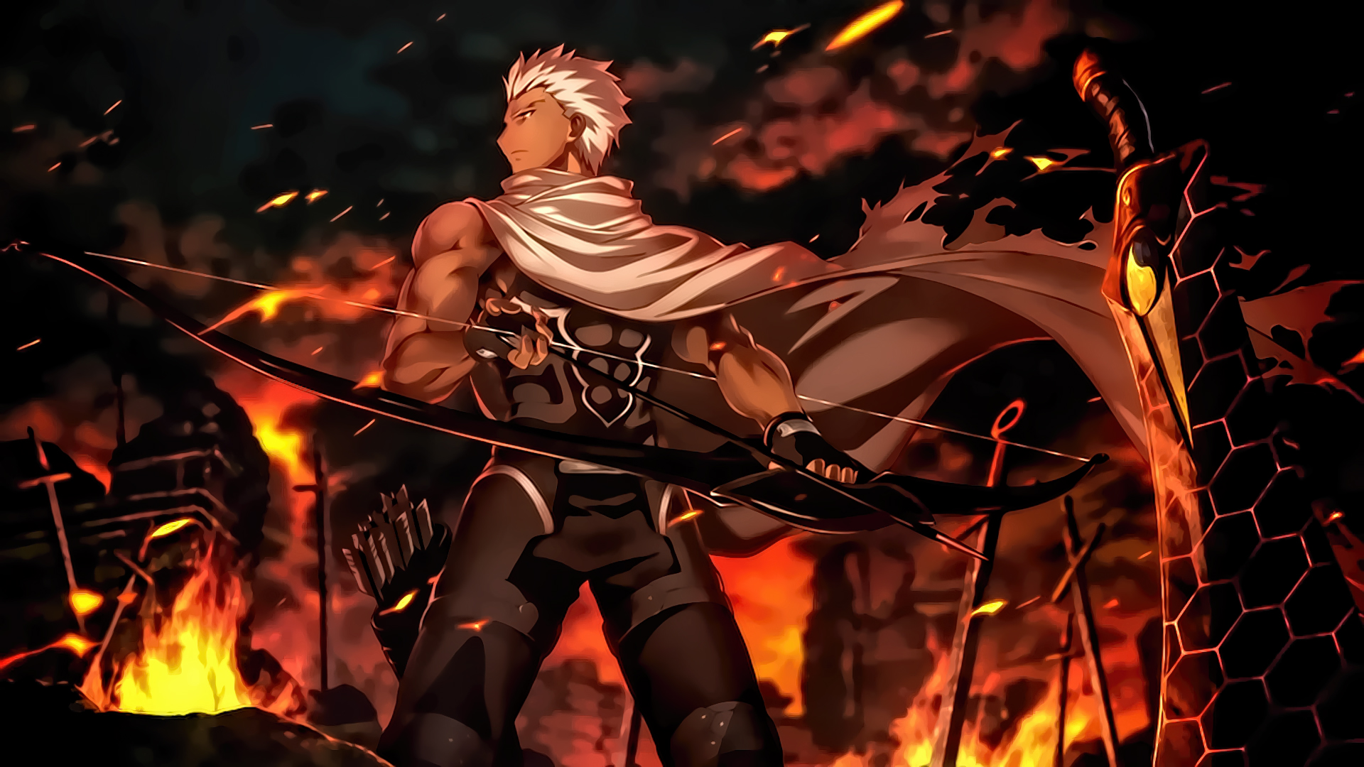 Fate/Stay Night: Unlimited Blade Works HD Wallpaper | Background Image